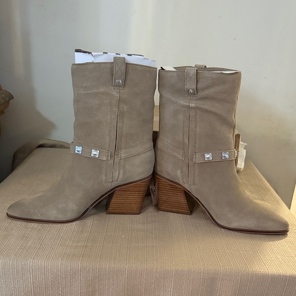 Lucky Brand Women's Taupe Heeled Boots - Picture 3 of 5